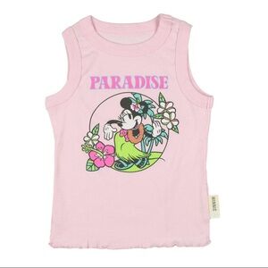 Disney Pink Minnie Mouse Paradise Tank Top